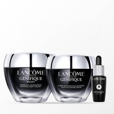 Routine Anti-Età Giorno & Notte Génifique - Svela Una Pelle Dall'aspetto Più Giovane: Aumenta La Luminosità, Ripara La Barriera Cutanea E Riduci I Segni Dell'invecchiamento, Giorno E Notte. - Per Donna