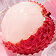 Ingrediente visivo - ritaglio sui litchi