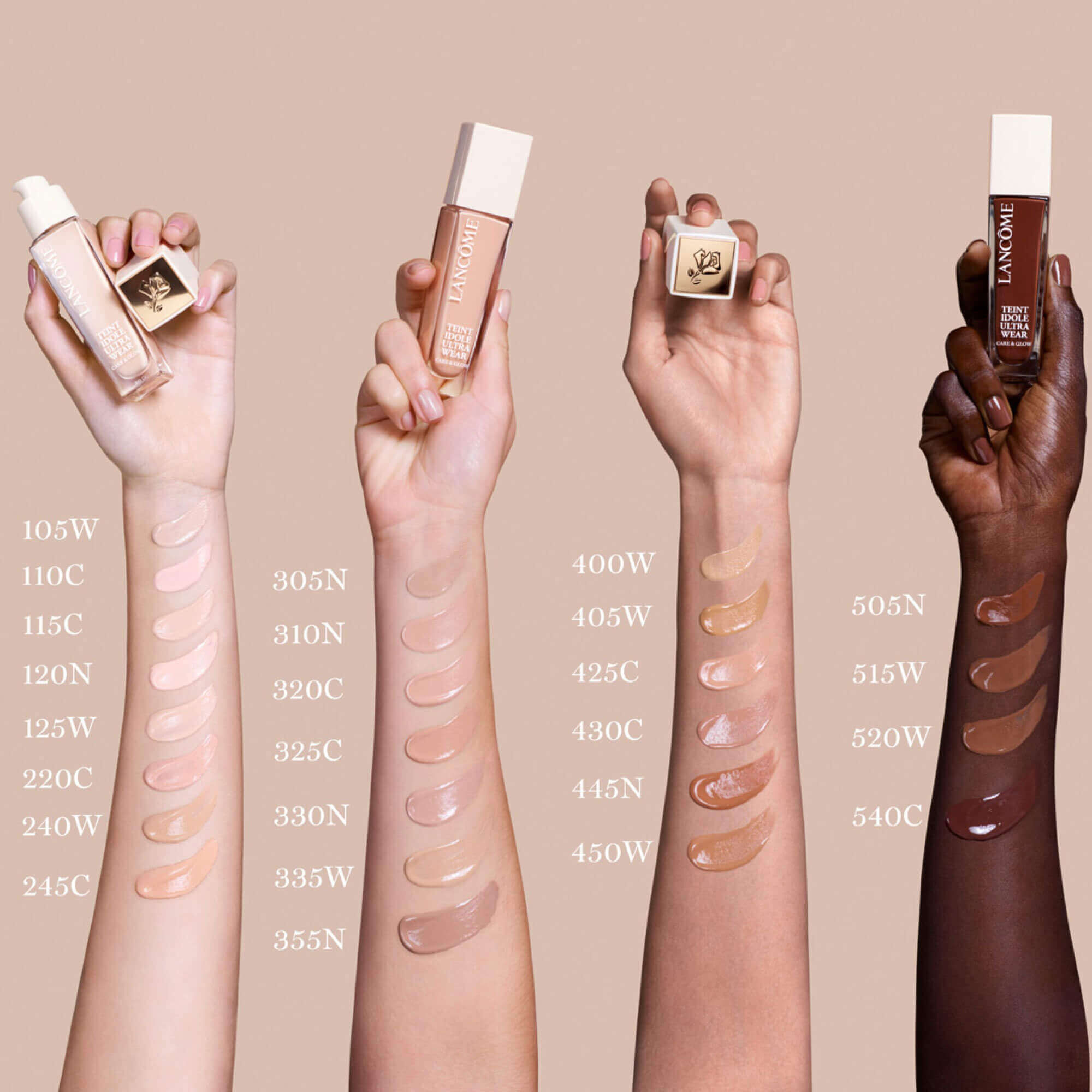 FONDOTINTA TEINT IDOLE  ULTRA WEAR CARE & GLOW