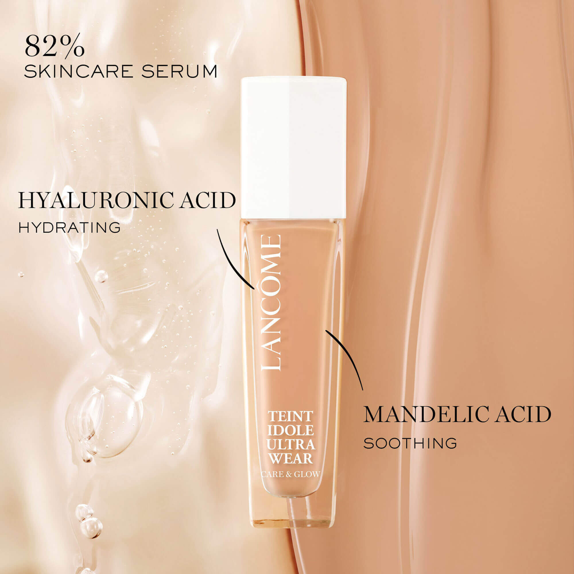 FONDOTINTA TEINT IDOLE  ULTRA WEAR CARE & GLOW