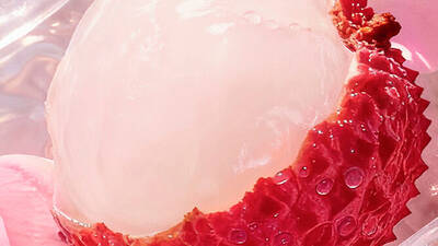 Ingrediente visivo - ritaglio sui litchi
