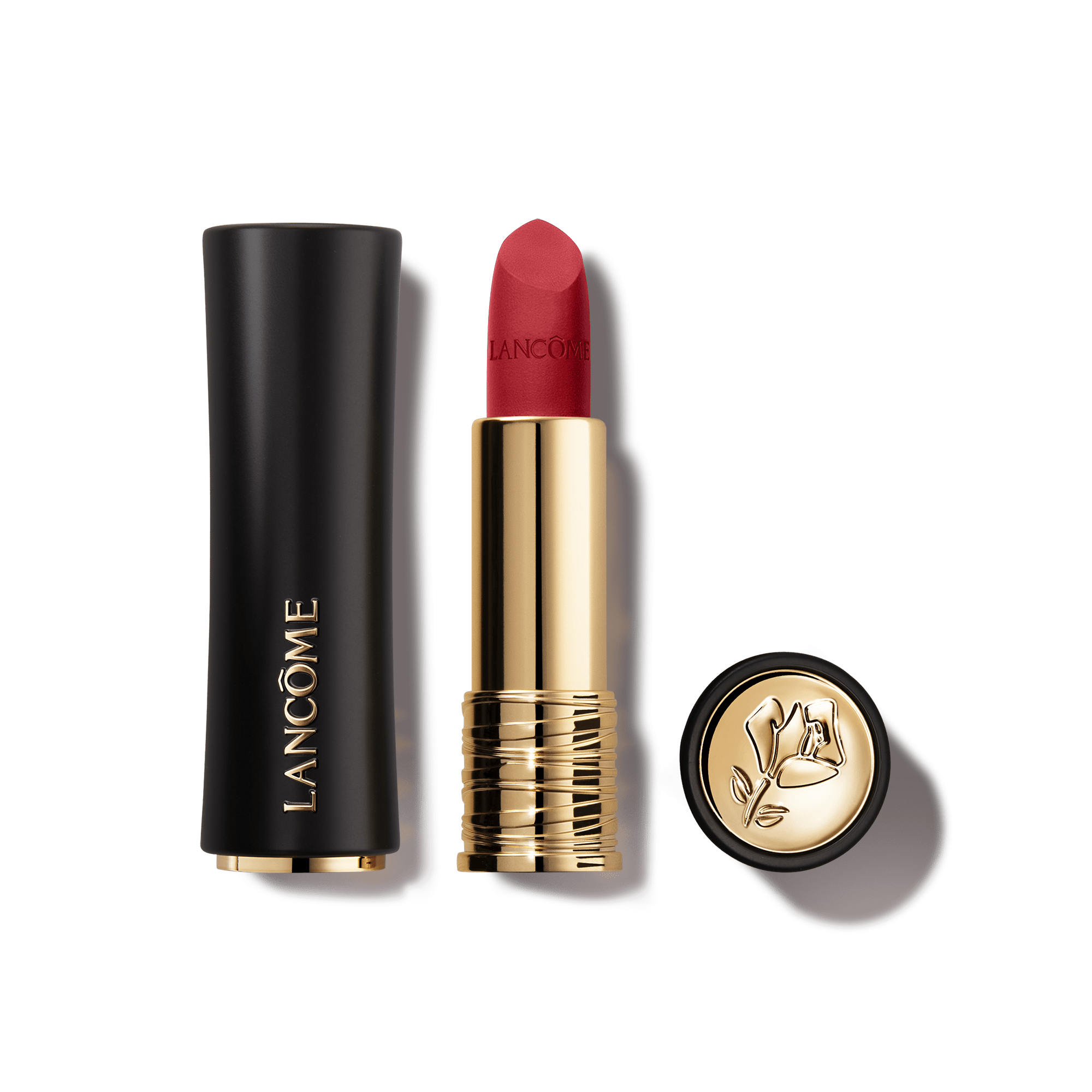L'Absolu Rouge Drama Matte - Powdery Matte Lipstick - 158 Red Drama - Per Donna - Lancôme