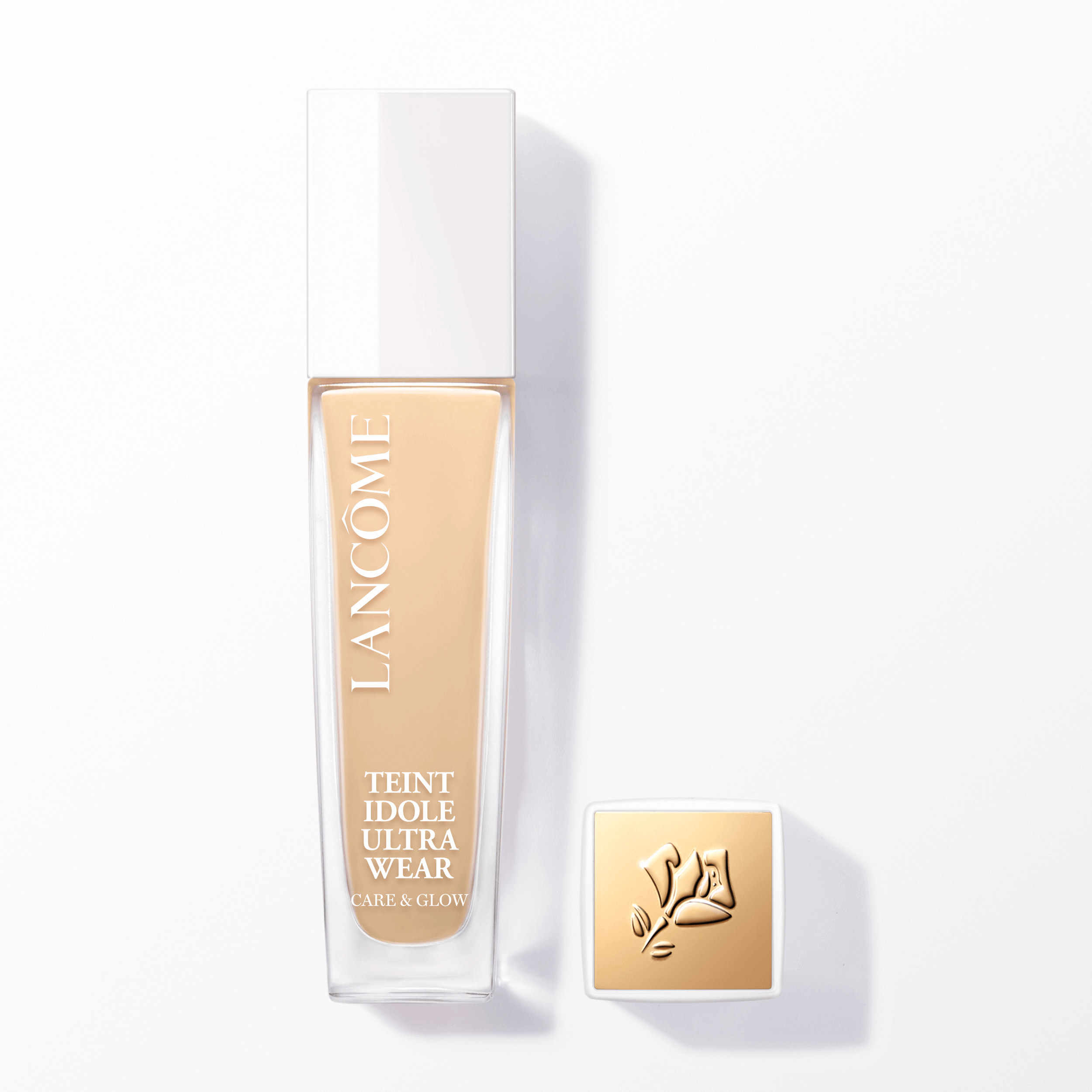 Lancôme Fondotinta Teint Idole Ultra Wear Care & Glow - Fondotinta Idratante & Effetto Luminosità Naturale 24h - 125w - Per Donna -
