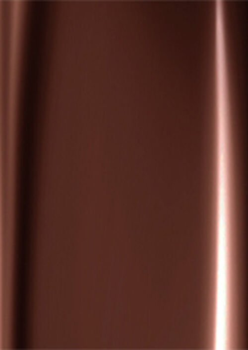 Testo alternativo: Superficie liscia e lucida di colore marrone cioccolato.